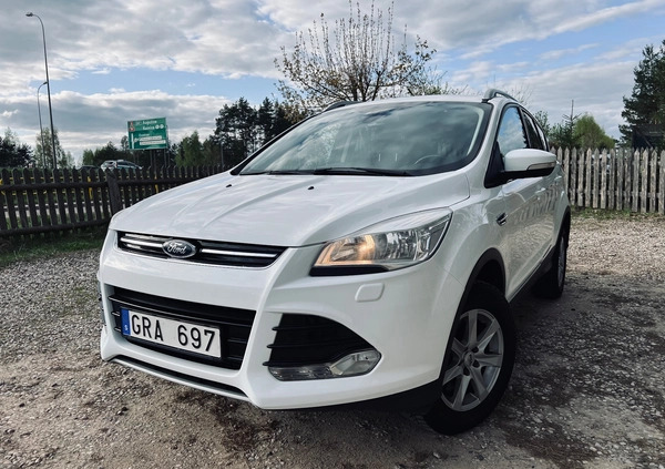 Ford Kuga cena 44900 przebieg: 150890, rok produkcji 2013 z Białystok małe 667